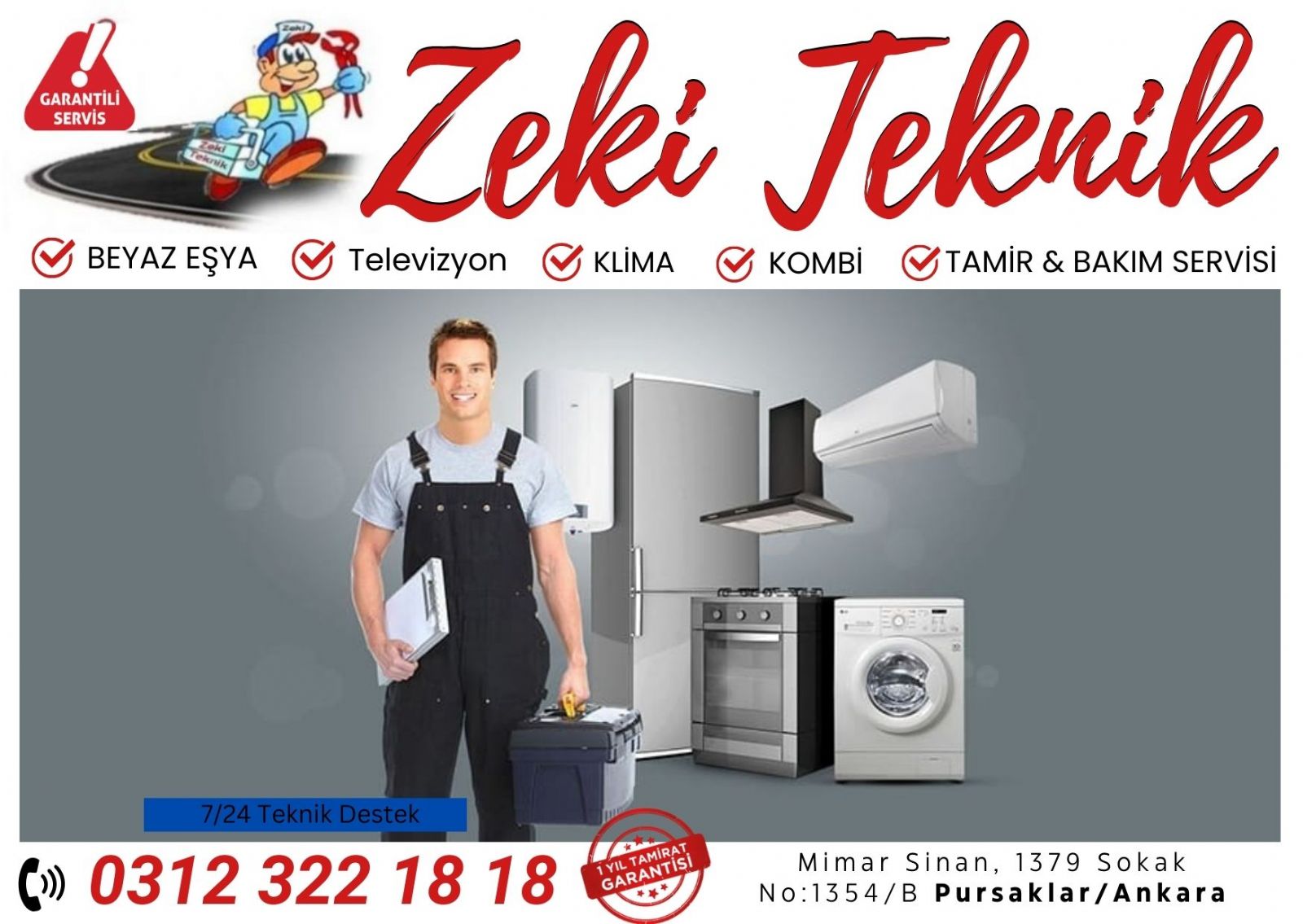 Pursaklar Saray Beyaz Eşya Servisi